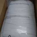 King Size Mattress Topper for Back Pain, Cooling Extra Thick Mattress Pad Cover with 8-21 inch Deep Pocket, Plush Pillow Top Mattress Topper Overfilled with Down Alternative, King Size, White