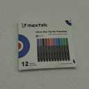 maxtek Dry Erase Markers, 0.7mm Ultra Fine Tip, Low Odor, 12 Count