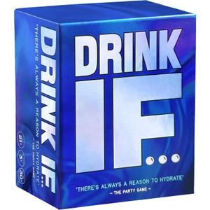 Drink IF... Adult Drinking Party Game - 600 Hilarious Questions for Friends & Family to get You Buzzed & Drunk - Perfect Card Game for Ice Breakers, College Students, Fun Parties & Board Games Night