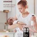 SHARDOR Electric Super Silent Blade Coffee Grinder, Timed Grind Control Rotary Knob, Adjustable Coarse to Fine for Coffee Beans, Spices & Herbs, with 1 Removable Stainless Steel Bowl, Black