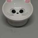 Raised Ceramic Cat Food Bowl - 15 Tilted, Spine Protection, Anti-Vomiting, Backflow Prevention for Adult Cats, Kittens, and Small Dogs - Pink