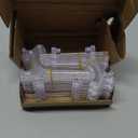 Artliving 3 Inch Clear Plastic Easels or Stand/Plate Holders to Display Pictures or Other Items at Weddings, Home Decoration, Birthdays, Tables (12 Pack)