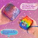 MGZNMTY Carrying Case and Silicone Case for Bitzee Disney Interactive Toy Digital Pet (Galaxy)