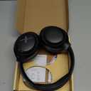 Riwbox Hybrid Active Noise Cancelling Headphones, Wireless Bluetooth Headset Over Ear, 60H Playtime, High-Fidelity, Foldable, Comfort&Immersion for Work/Commuting (Black)