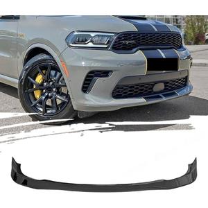 3PCS Aerodynamic Front Bumper Splitter Lip,ABS Spoiler Body Kit Compatible with Dodge Durango 2021-2026 SXT/RT/GT/SRT,Gloss Black