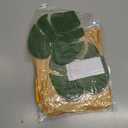 Adorox (2 Table Skirt) Hawaiian Luau Hibiscus Green Table Skirt 9 Ft Party Decorations