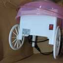 Cotton Candy Machine, Mini Cotton Candy Maker Machine for Kids with Sugar Scoop, Easy & Safe to Use, Pink Vintage Portable Candy Floss Maker for Birthday, Home, Party Gatherings, Christmas Gift
