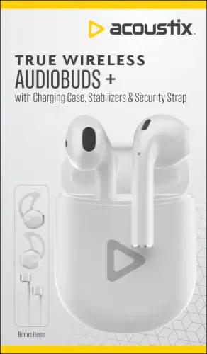 Acoustix™ True Wireless Earbuds - White