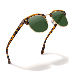 livho Rimless Trendy Polarized Sunglasses Men Women, Retro Sun Glasses for Men Women 2025, Semi Rimless UV Protection Shades