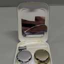 Mckgute Contact Lens Case, Hard Travel Contact Lenses Box Holder Container Soak Storage Kit Cute With Mirror, Tweezers, Remover Tool Stick, Eye Contact Case Container Holder Solution for Daily Outdoor