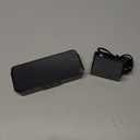 Peakeep Small Digital Alarm Clock Plug in for Bedrooms Bedside, Tiny Electric Clock Large Big Numbers Display Battery Backup for Desk Table, 6 Dimmers, 5 Adjustable Alarm Volume (Black)