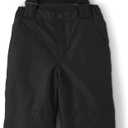 The Children's Place Boys' Snow Bib Overall Ski Pants (Size 6, Black)