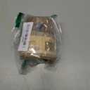 CWI Gifts Star Flameless Rustic LED Unscented Pillar Candle - 3 x 3.5 inch - Burnt Mustard Finish - On/Off Switch - 6 Hour Timer - Home Decor Lighting