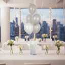 balloon weights are perfect for parties, birthdays, weddings. Each pack includes 16PCS durable weights that easily decorate balloons and elevate any celebration.(White100g)
