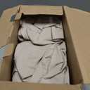 Bedsure Prewashed Duvet Cover King, Cotton-Like Soft Bedding Set, Khaki