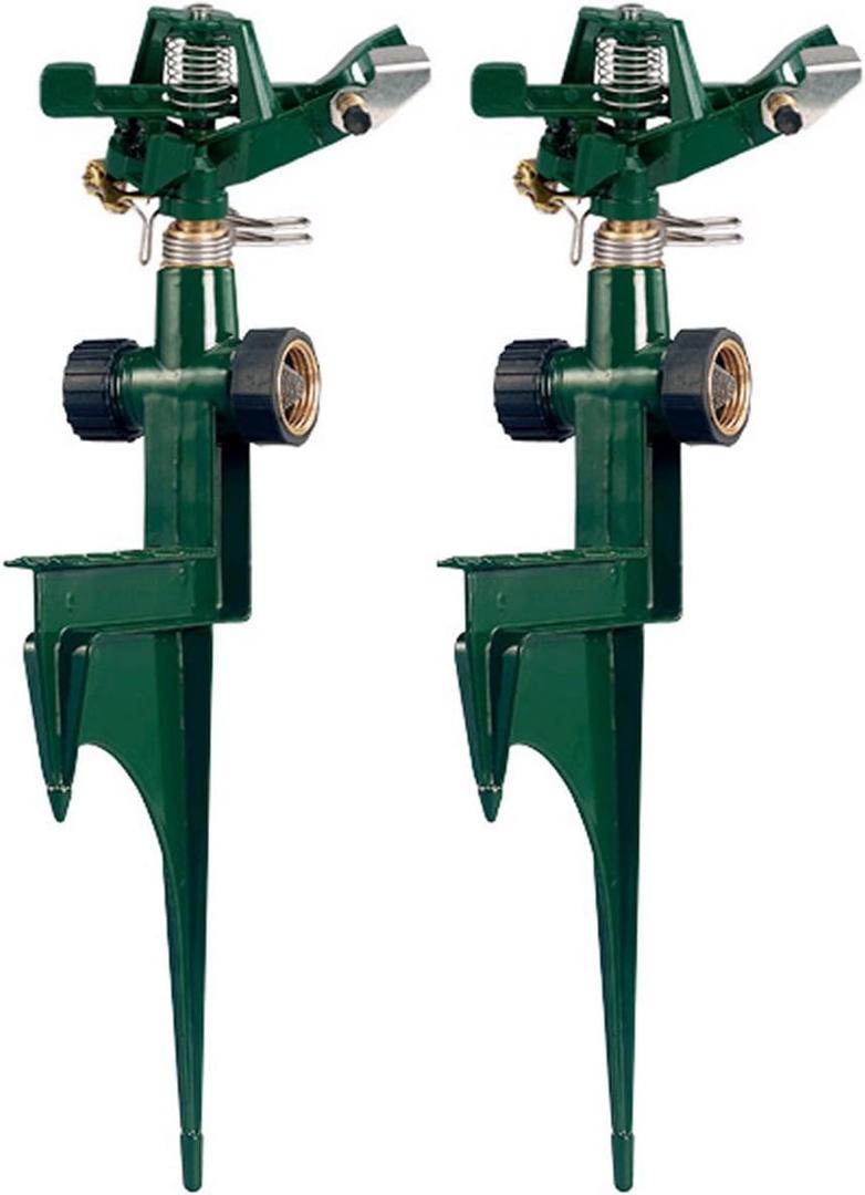 Orbit 56351N 56351 Zinc Impact on Metal Step Spike, 2-Pack, Green