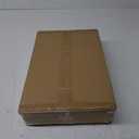 AmazerBath 7 Inches Bamboo Toilet Stool Squat for Adult, Foldable Squatting Potty Stool for Bathroom, 0.79" Thickness Poop Stool with Non-Slip Strip, No Assembly Required, Dark Wood Color