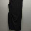 GRACE KARIN Women Wear to Work Sleeveless V-Neck Ruched Bodycon Wrap Office Party Cocktail Pencil Dresses (Large, Black)