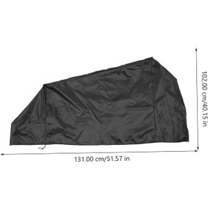 Rain Snow Blower Cover Heavy Duty Oxford Protection for Two-Stage Snow Throwers Easy to Store and Fit for Winter Weather 40.15x51.57