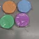 Premium Mason Jar Lids (4Pack) - Heavy Duty, BPA Free Reusable Plastic Mason Jar Lids - Dry Canning Lid that fits Ball, Kerr & More - 4 Wide Mouth & 4 Regular Mouth Leak Proof Lids