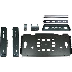 L2R for Jeep Wrangler JL 2-Door 2018-2024 Tailgate Storage Rack Foldable Interior Trim Trunk Storage Rack Table Board Extension
