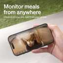 PETLIBRO Automatic Cat Feeder with Camera, 1080P HD Video with Night Vision, 5G WiFi Pet Feeder with 2-Way Audio, Low Food & Blockage Sensor, Motion & Sound Alerts for Cat & Dog Single Tray (White)