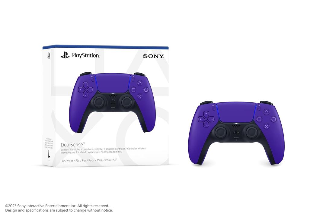PlayStation Sony 5 DualSense Wireless Controller, 3006396 - Galactic Purple 
