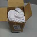 Biscaynebay Decorative Box Spring Cover Queen Size, White Luxurious Jersey Knitting Stretchy Wrap Around 4 Sides Bed Skirt for Home/Hotels, Easy Fit Wrinkle & Fade Free Machine Washable