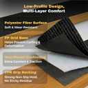 MBIGM 8" X 30" (15 in Pack) Non-Slip Carpet Stair Treads Non-Skid Safety Rug Slip Resistant Indoor Runner for Kids Elders & Pets with Reusable Adhesive - Black - Carpet Pads for Stairs