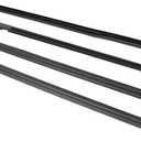GZYF Auto Weatherstrip, 4PCS Window Seal Moulding Trim Outer Door Seal Belt for Toyota Corolla 2009 2010 2011 2012，Door Outside Trim Seal Belt,Black