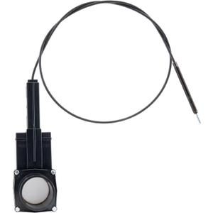 3" x 48" Cable Waste Valve | RV, Camper, Mobile Home tank valve | 4-ft release handle