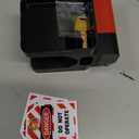 Adjustable Ball Valve Lockout Device - OSHA Compliant Heavy-Duty Nylon Lock for 1/4''-2-1/2'' Pipes/Valves, Weatherproof Outdoor & Industrial Use, Red