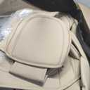 Automotive Seat Covers, Beige Car Seat Cover Full Set, Luxury Faux Nappa Leather Automotive Seat Protectors, Car Seat Cushions Universal Fit for Most Sedans SUVs Trucks - Beige