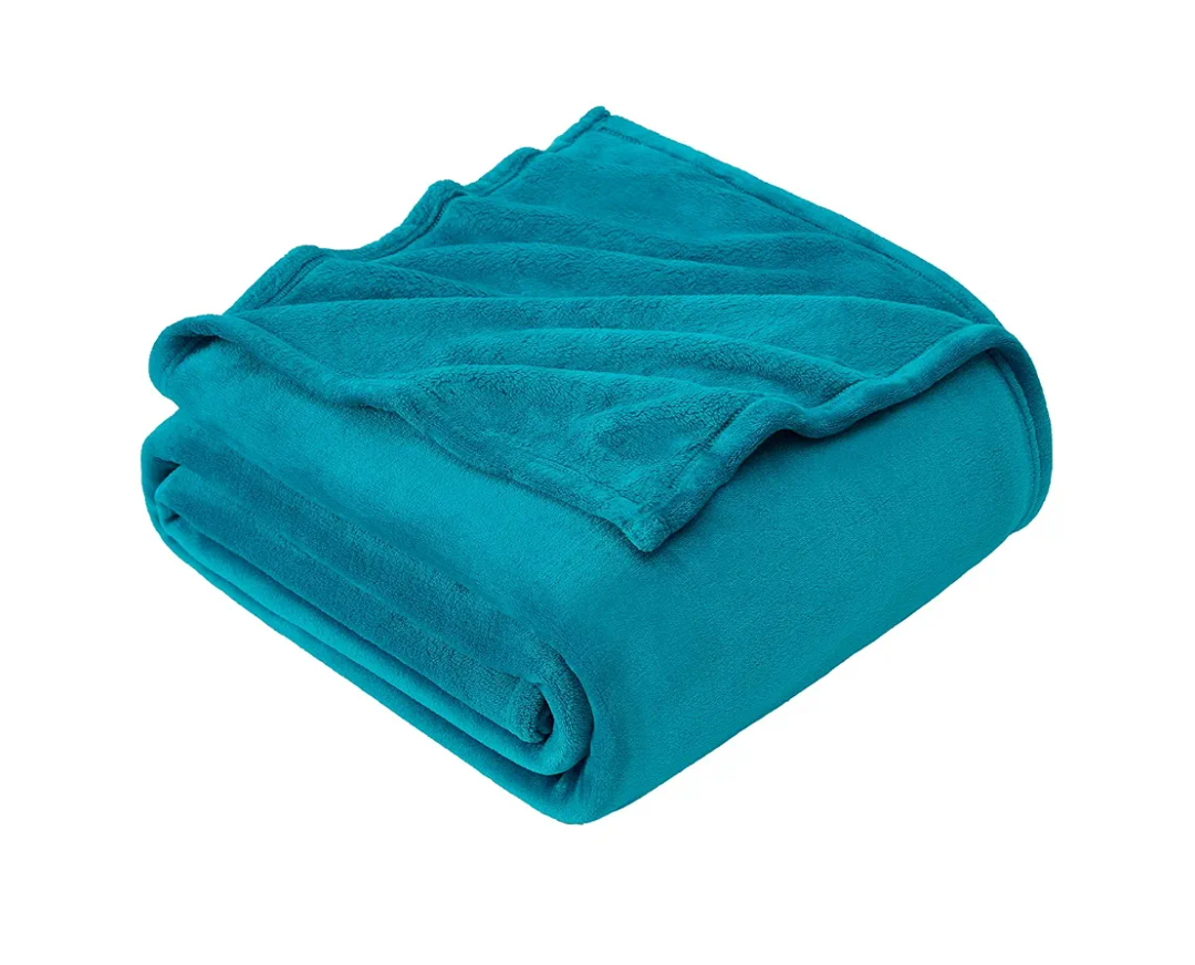 Hansleep Fleece Queen Blanket for Bed Fleece, Queen Size Super Soft Flannel Fuzzy, Plush Cozy Blanket for All Seasons, Queen 90x90 Inches