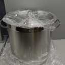 35 Quart Stainless Steel Cooking Pot - Stock Pot with Lid - Large Soup Pot for Cooking, Stew, Pozole, Pasta - Induction Compatible - Ideal for Home & Commercial Use