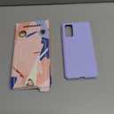 Liquid Silicone Case Compatible with Galaxy S20 FE 5G, Gel Rubber Full Body Protection Shockproof Cover for Galaxy S20 FE 6.5 inch 2020 [Lilac Purple]