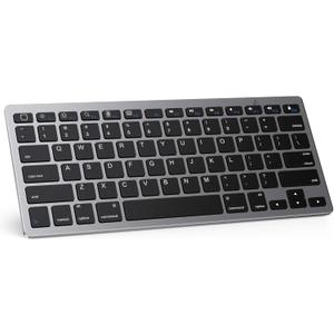 OMOTON Bluetooth Keyboard for iPad 10th Generation 9th, 8th, 7th, iPad Pro 13/12.9/11 inch, iPad Air/Mini, Wireless Keyboard for Bluetooth Enabled Devices