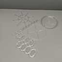 Rotating Jewelry Organizer Stand Hooks for Keychains Hair Ties and Accessories Elegant Desktop Display Rack for Use (31.00X21.00X21.00CM)