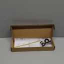 Hibbent Universal Metal Front Mount Toilet Handle Replacement Kit, Brass Toilet Flush Tank Lever with Stainless Steel Flapper Chains for Most Toilets, Chrome