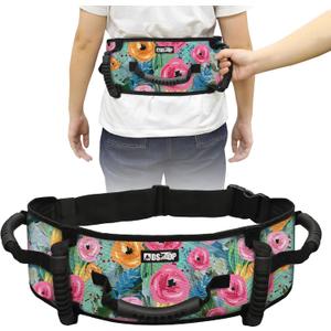 Gait Belt Transfer Belt for Seniors with Handles, Anti-Slip Gate Belt for Elderly Lifting with Quick Release Buckle, Medical Belt for Lifting Patients, for Handicap, Physical Therapy, Elderly (Green)
