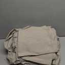 Extra Deep Pocket King Sheets - 4 Piece Breathable & Cooling Bed Sheets - Hotel Luxury Bed Sheet Set - Soft, Wrinkle Free & Comfy - Easily Fits Extra Deep Mattresses - Heathered Beige Sheets Set,Size King