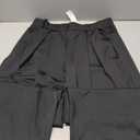 Women High Waist Palazzo Pants Spring 2026 Casual Wide Leg Trousers Loose Work Office Business Suit Pant Pockets, Size L