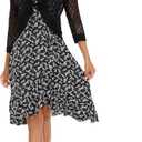 Women's Open Front Bolero Shrug Lightweight Knit Hollow Out Cropped Cardigan (XL)