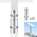 Starlink Pipe Adapter, Starlink pole mount, TV Masts and Satellite Masts are Installed, Suitable for Pipe Diameters1.5 Inches and Starlink connections