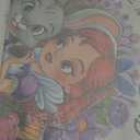 Cute Girl and Rabbit Wonderland Mad Hatter Cheshire Cat Alice in Wonderland Adventurous Creative Minimalist Cartoon Girls Boys Kid Room Design Nursery Fun Home Vinyl Decoration Size (28x28 inch)