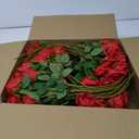 Hotop 120 Pcs Roses Artificial Flowers in Bulk,Long Stem Artificial Flower Bouquet,Silk Real Touch Fake Rose for Home Wedding Bridal Party Table Centerpieces Decor Valentines Gifts(Red)