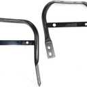 For Dodge Ram 1500 Bumper Bracket 1999 2000 2001 Outer Driver and Passenger Side Pair/Set Front | w/Sport Package | Old Body Style | CH1066136 + CH1067136 | 55077015AB + 55077014AB