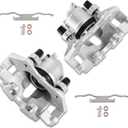 Front Brake Caliper Kit Right + Left Assembly w/Bracket 18B5295 18B5294 Compatible for Ford Escape Tribute Mariner 2011-2012 (Set of 2)