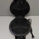 Mueller Heart 5 Waffle Maker, Waffle Iron, Adjustable Browning Control & Nonstick, Cool Touch Handle, Easy to Clean, Small Kitchen Appliances