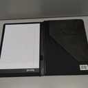 Samsill Two-Tone Padfolio, Resume Portfolio, Business Portfolio, with 8.5 x 11 Writing Pad, Gray & Black